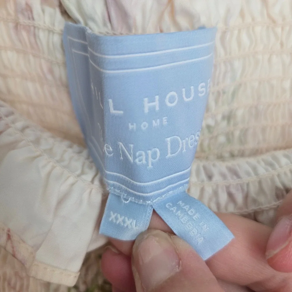 Hill House Home The Ellie Nap Dress Paradise Floral Smocked Midi Dress XXXL - Picture 5 of 10